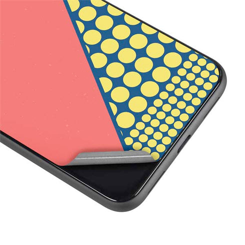 Coral Diagonal Split Google Pixel 4 XL Skin